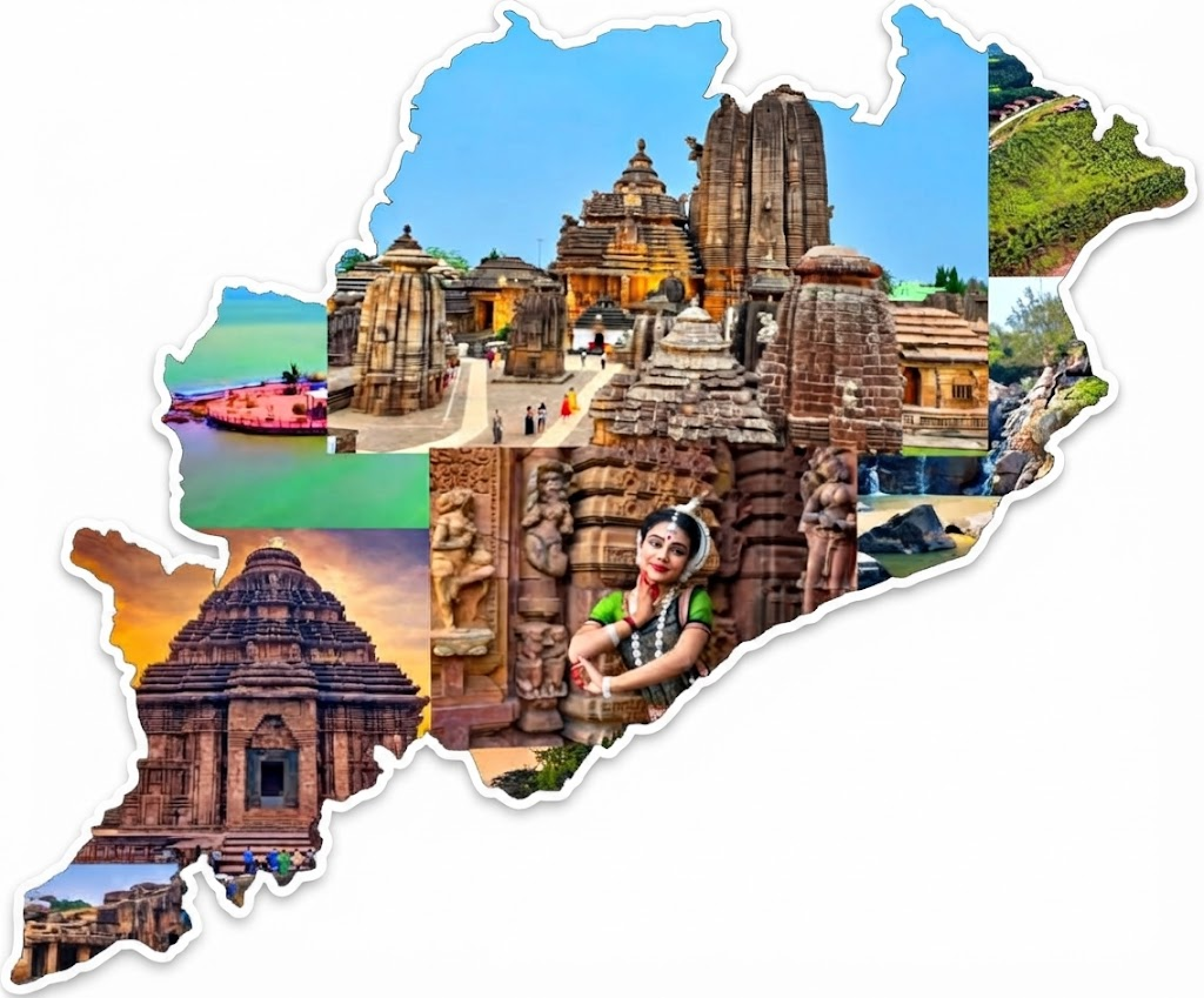 Odisha Map - Celebration of People, Progress and Possibilities