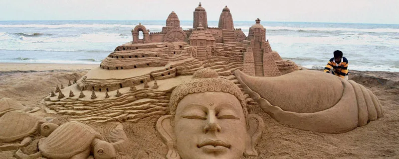 Sand Art in Odisha